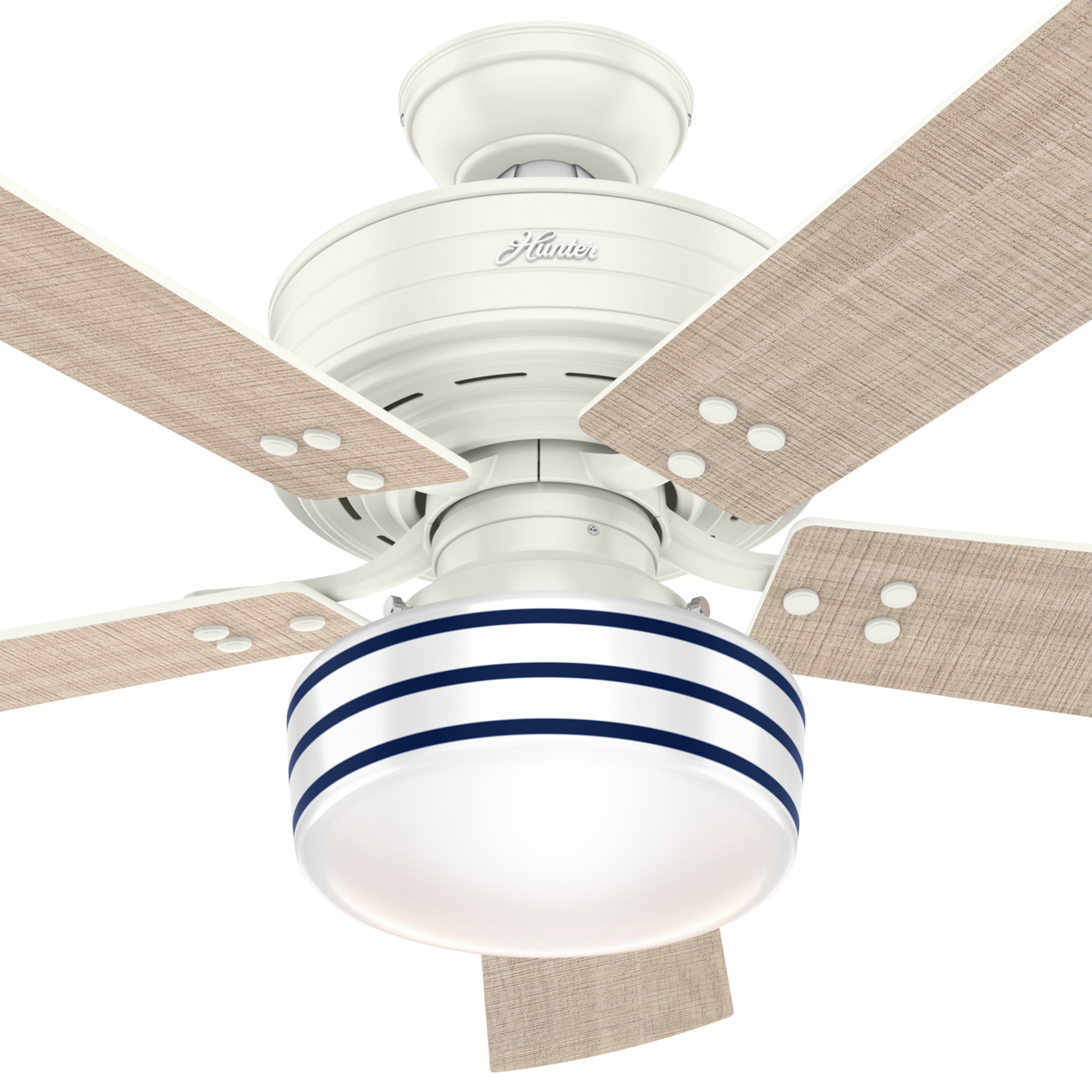 Hunter Cedar Key Outdoor with Light 52 inch Ceiling Fan ...