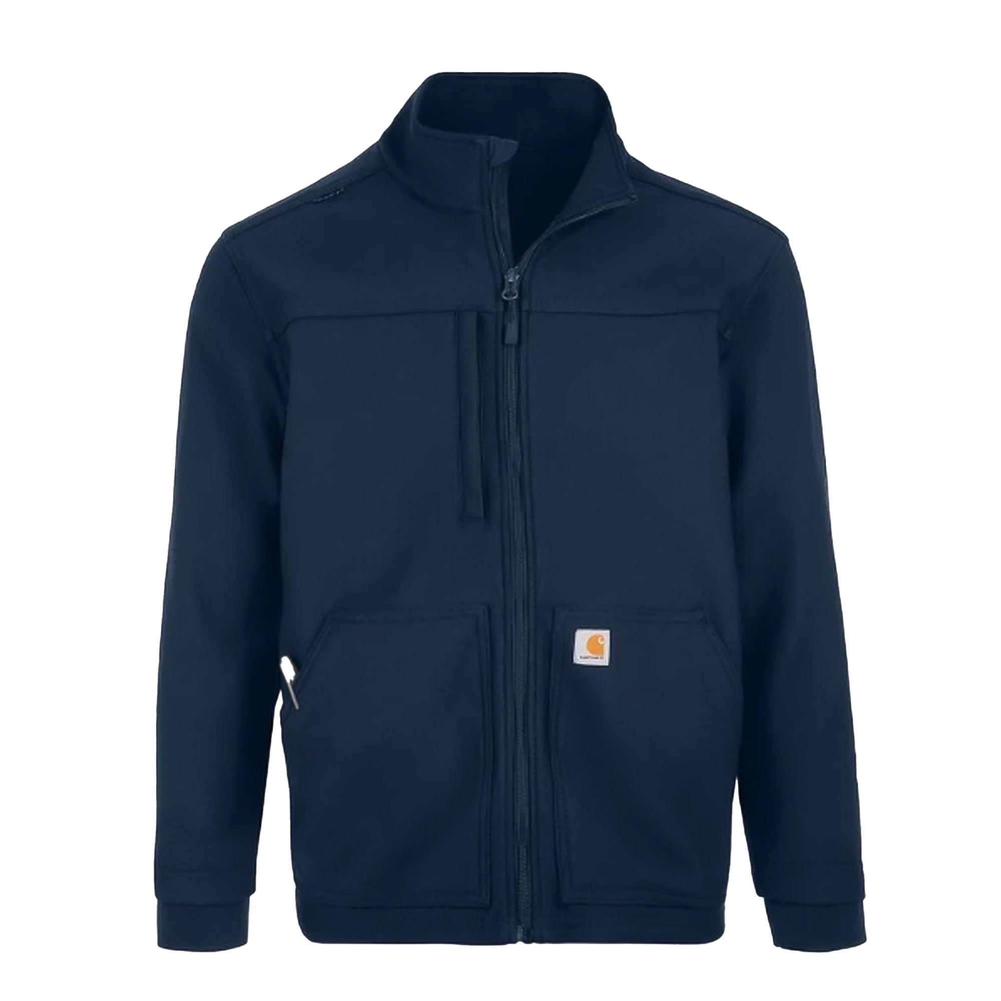 Warm-Up Jacket Carhartt Force® Rugged Flex Navy Blue 2X-Large Hip Length 100% Polyester Reusable