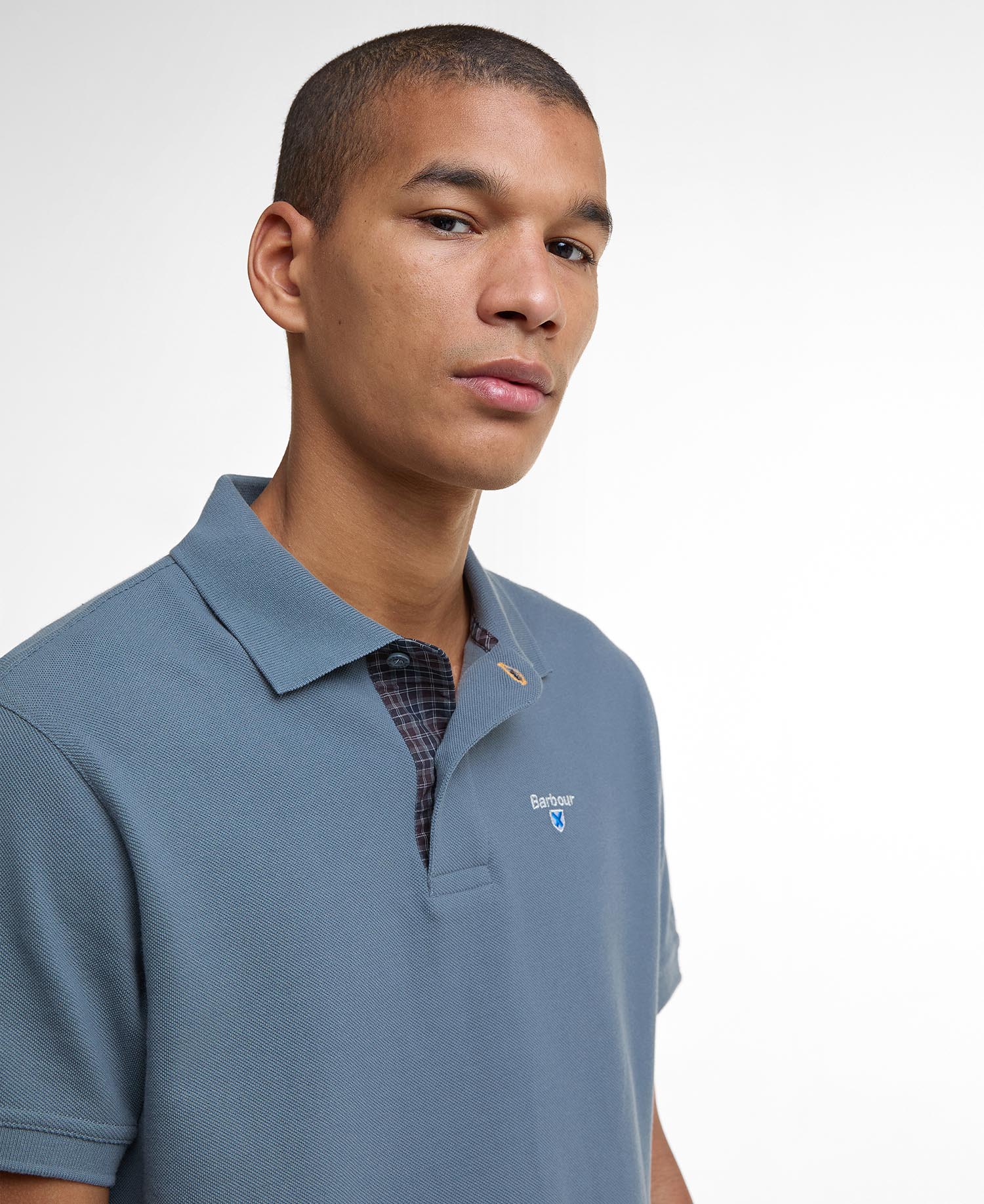 Tartan Pique Polo Shirt image number 3