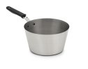 2-quart heavy-duty stainless steel tapered saucepan and silicone handle