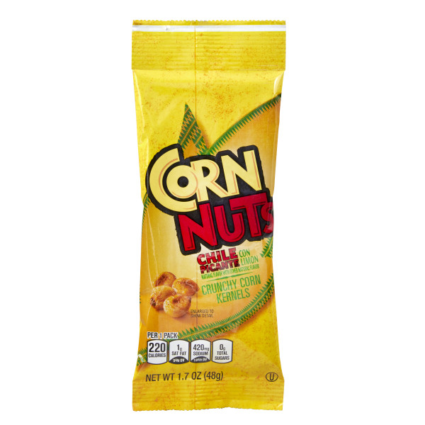 CORN NUTS Chile Picante 1.7 oz. Pack of 126 . C1CB - Front Center Inner Pack (Hi Res)