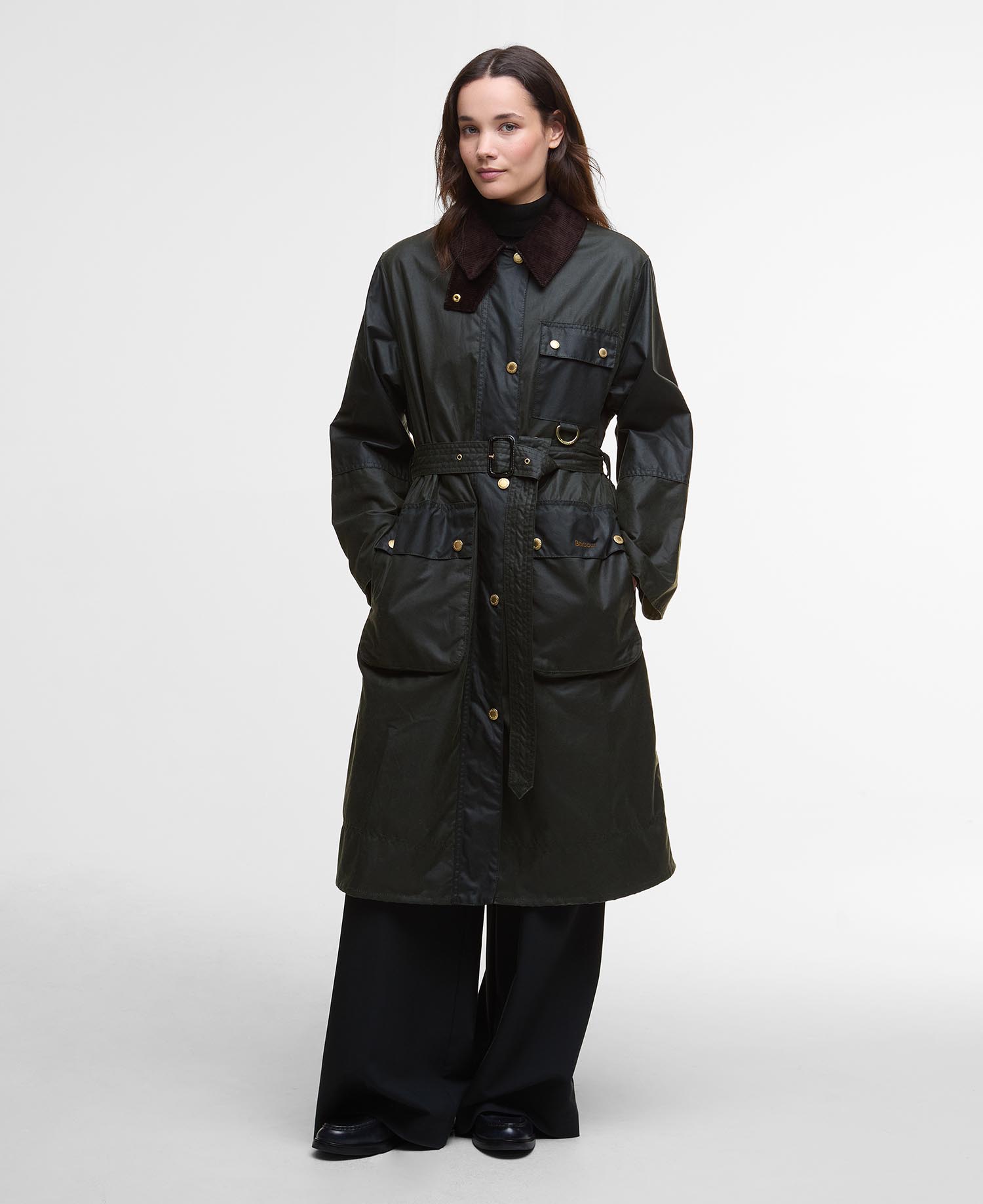 Milda Waxed Trench Coat image number 0