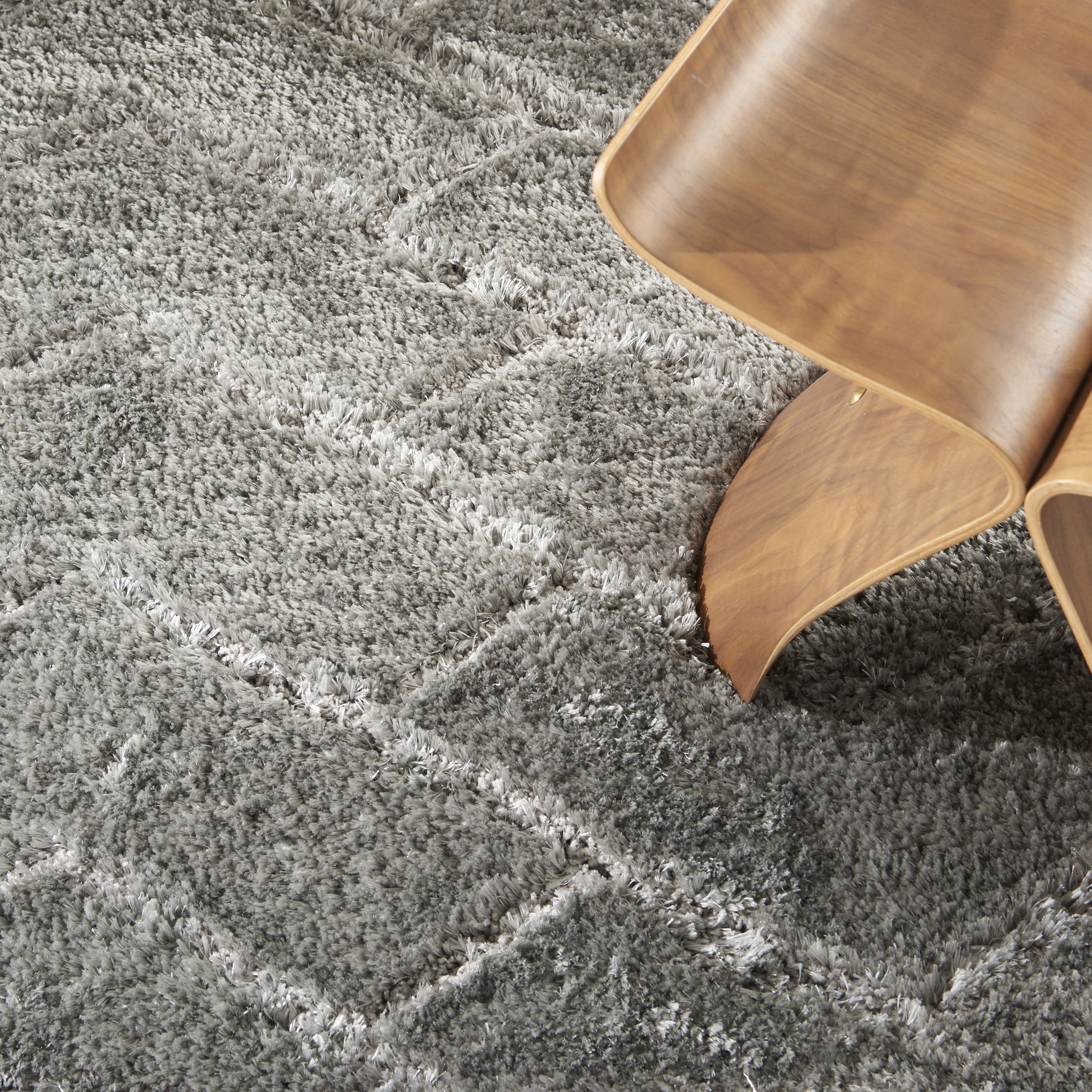 Nourison Dreamy Shag 4' x 6' Grey Shag Indoor Rug