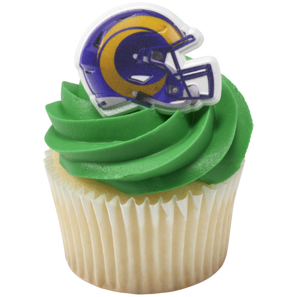 NFL Team Helmet Cupcake Rings