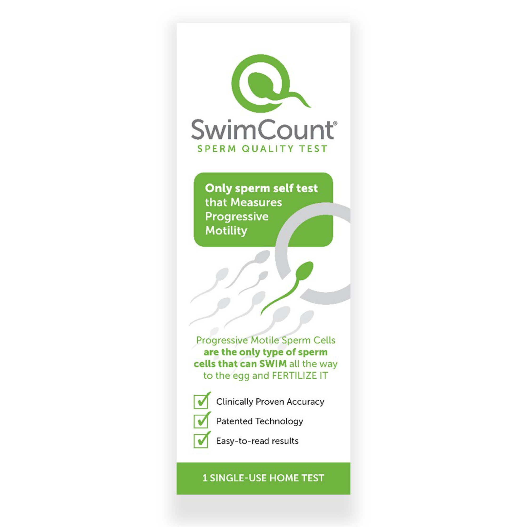 SwimCount® Sperm Quality Test, One Single-Use Home Test