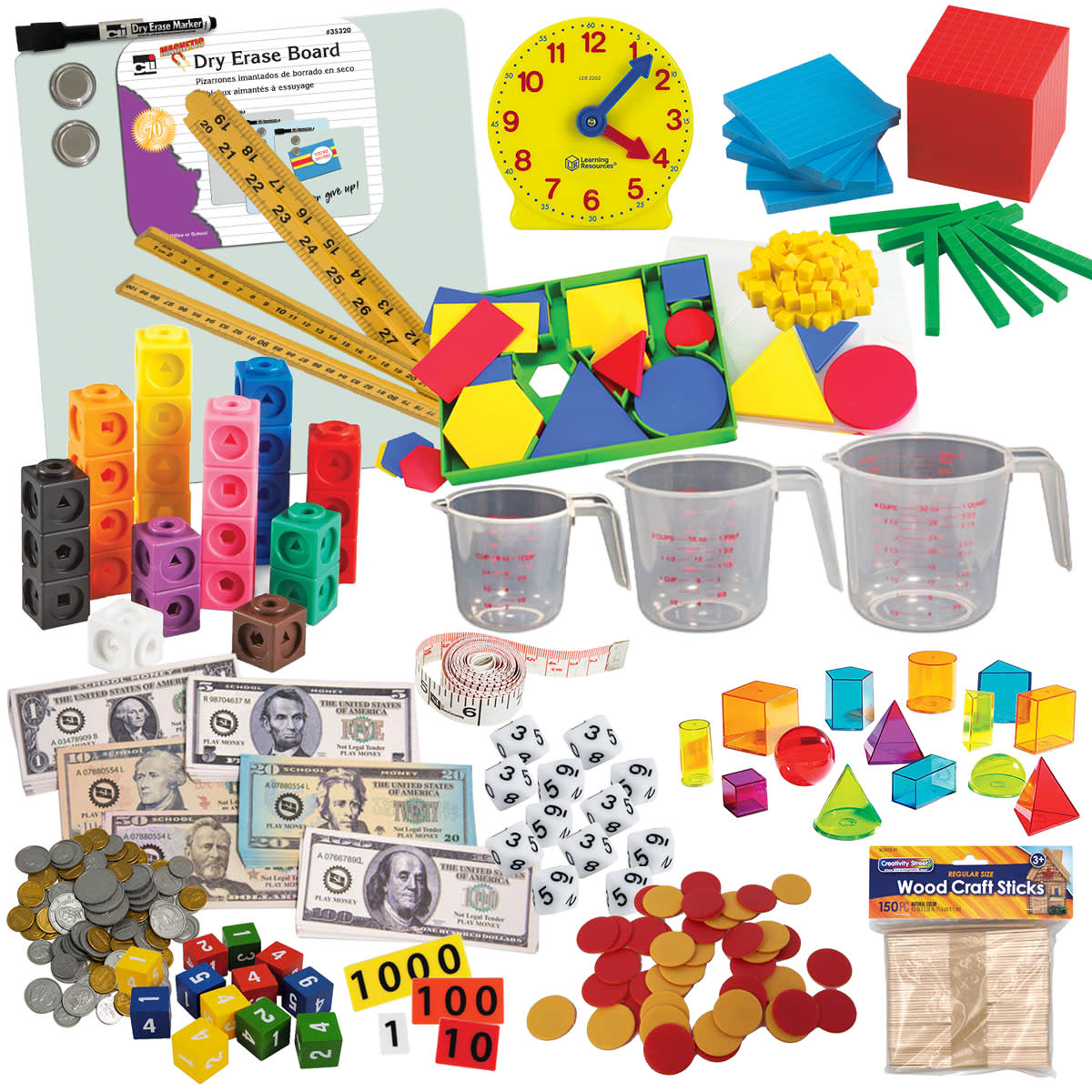 Math in Focus 2020 Grade 2 Manipulative Kit
