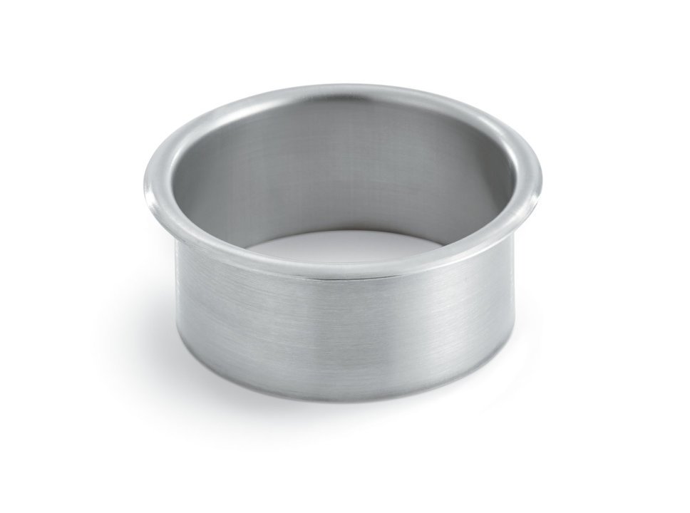 3 9/16-inch round stainless steel waste chute