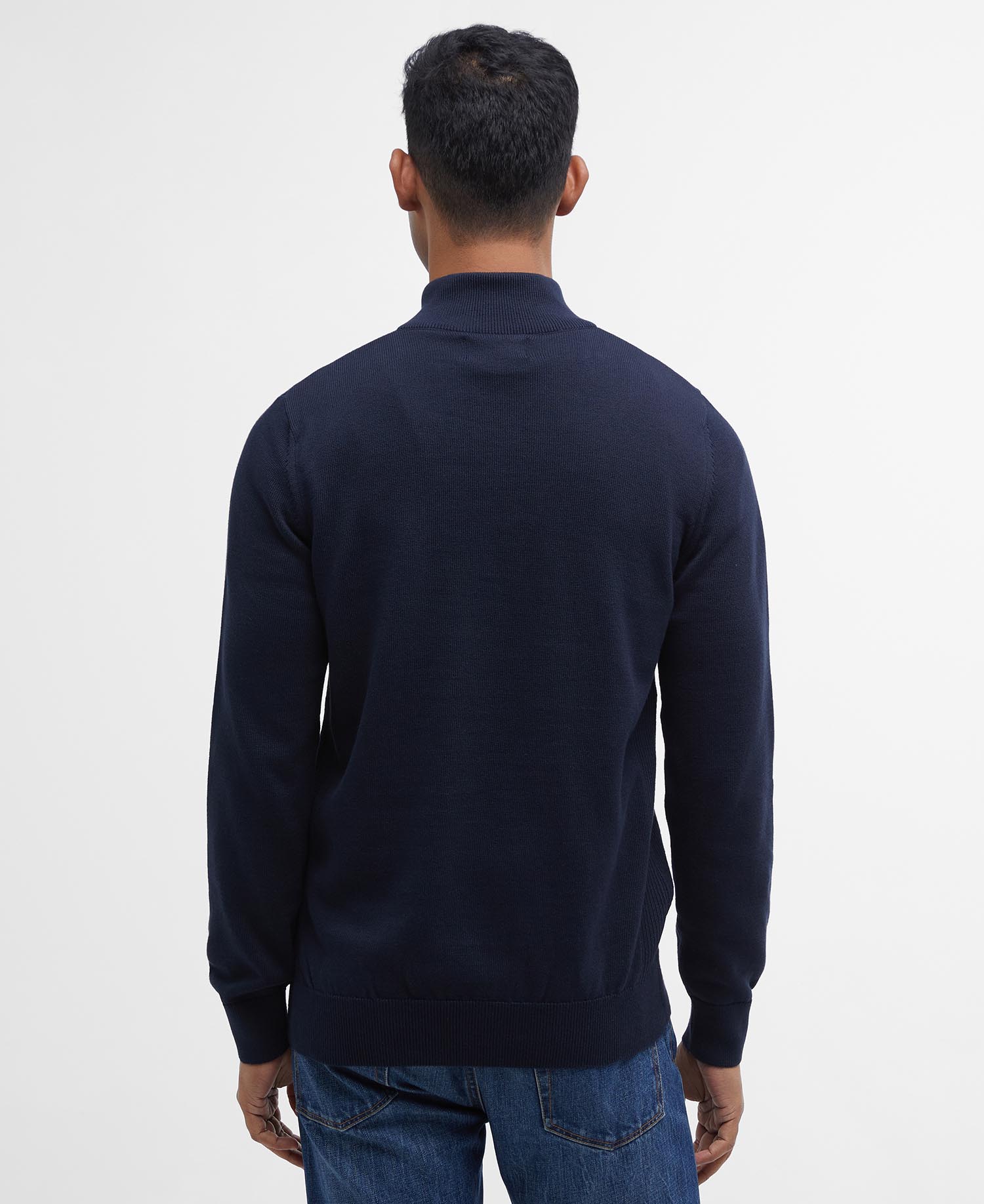 Felpa in cotone con mezza zip image number 2