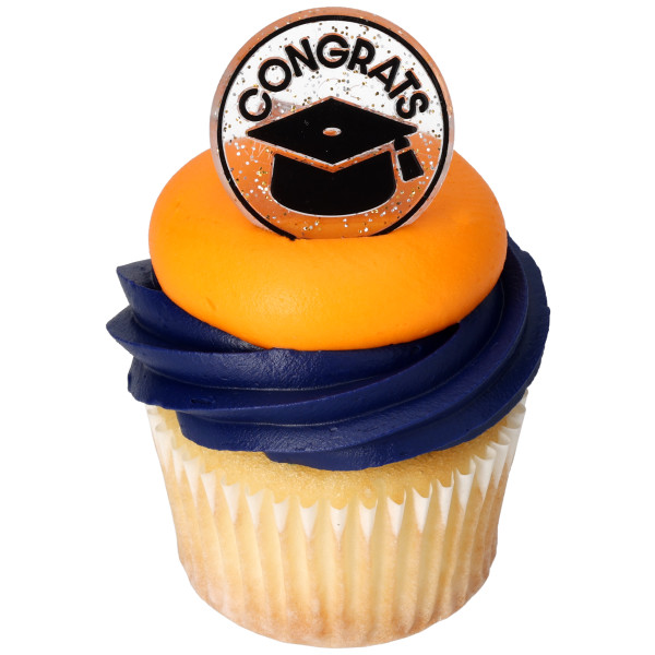 Confetti Grad Cupcake Rings