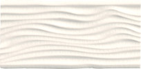 Earth Navajo White 3×6 Waves Decorative Tile Crackle Semi-Matte