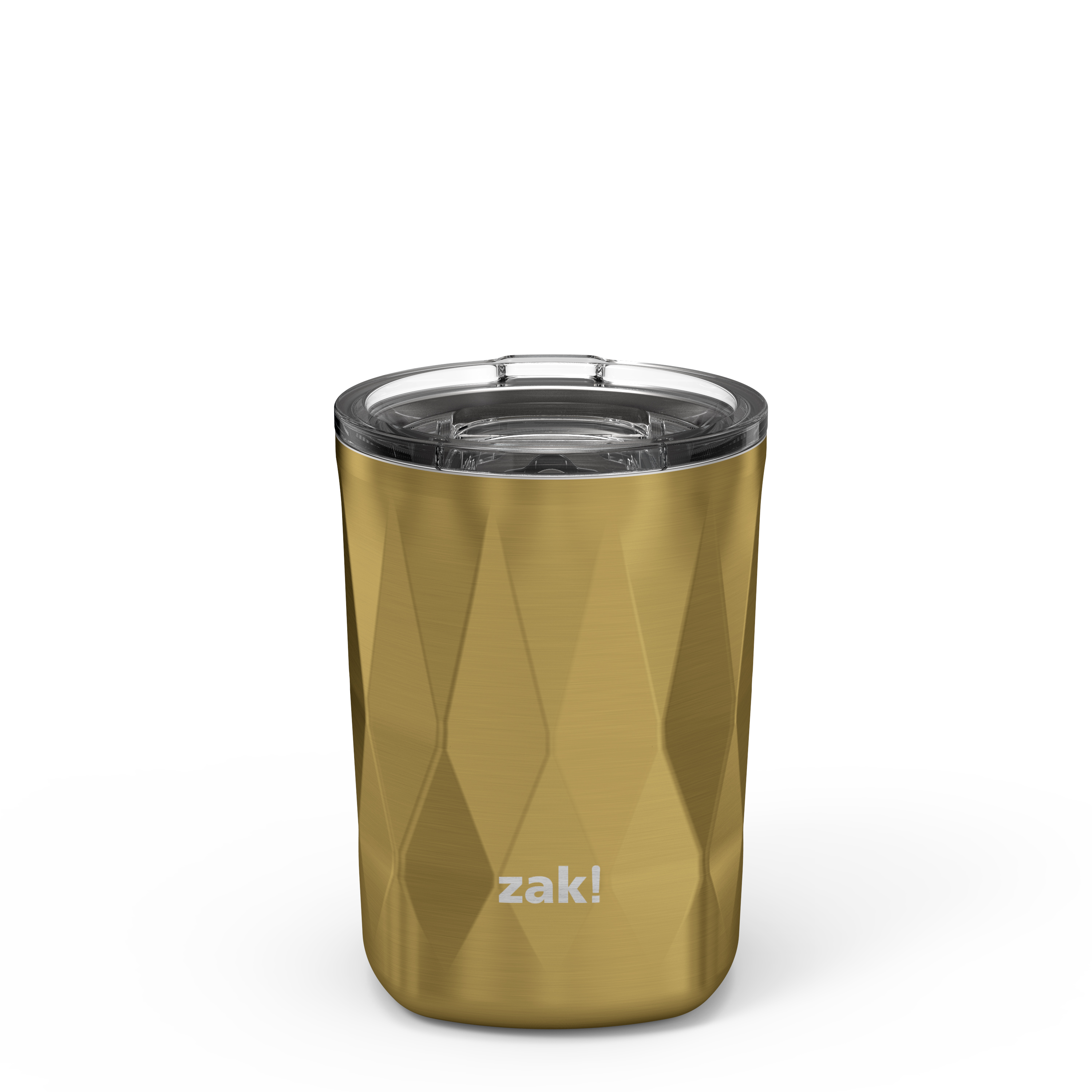 Fractal 13 ounce Vacuum Insulated Stainless Steel Tumbler, Light Gold