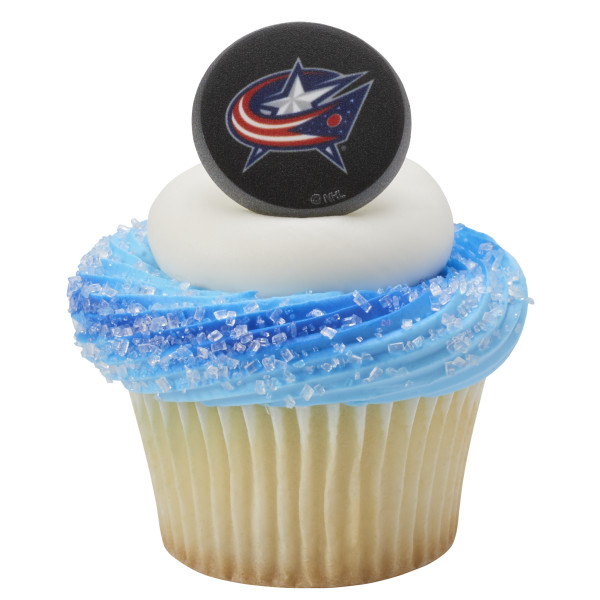 NHL® Team Puck Cupcake Rings