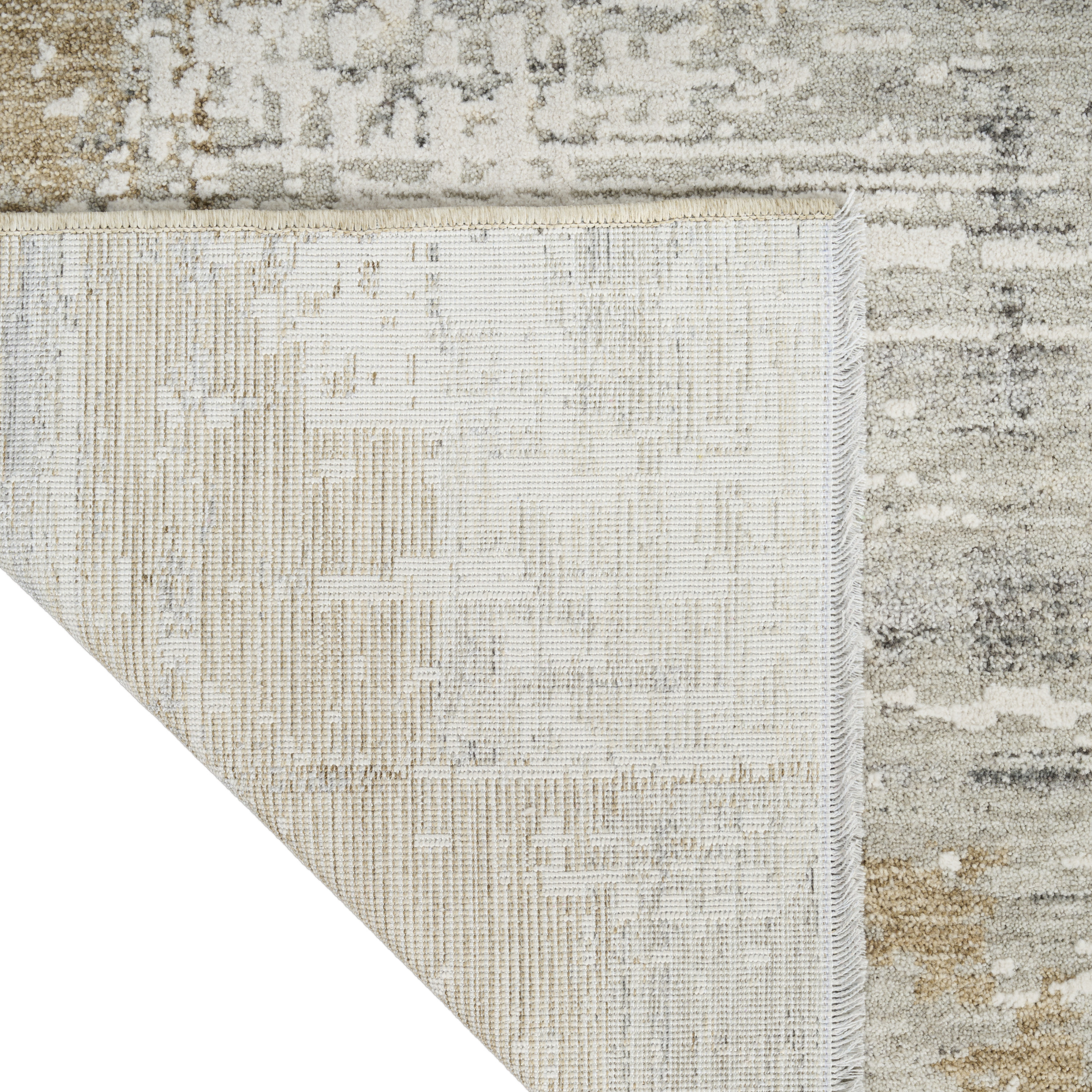 Calvin Klein CK078 Summit 7'10" x 10'2" Ivory Multicolor Modern Indoor Rug