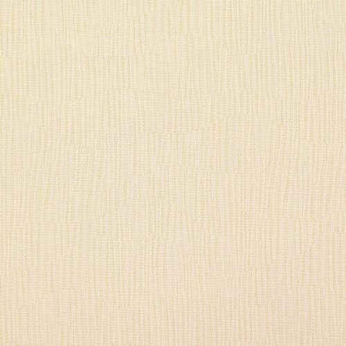 Beige woven fabric wallcovering, flat and tightly textured with vertical and horizontal threads creating subtle striations; filling the entire frame under even, neutral lighting, close-up view.