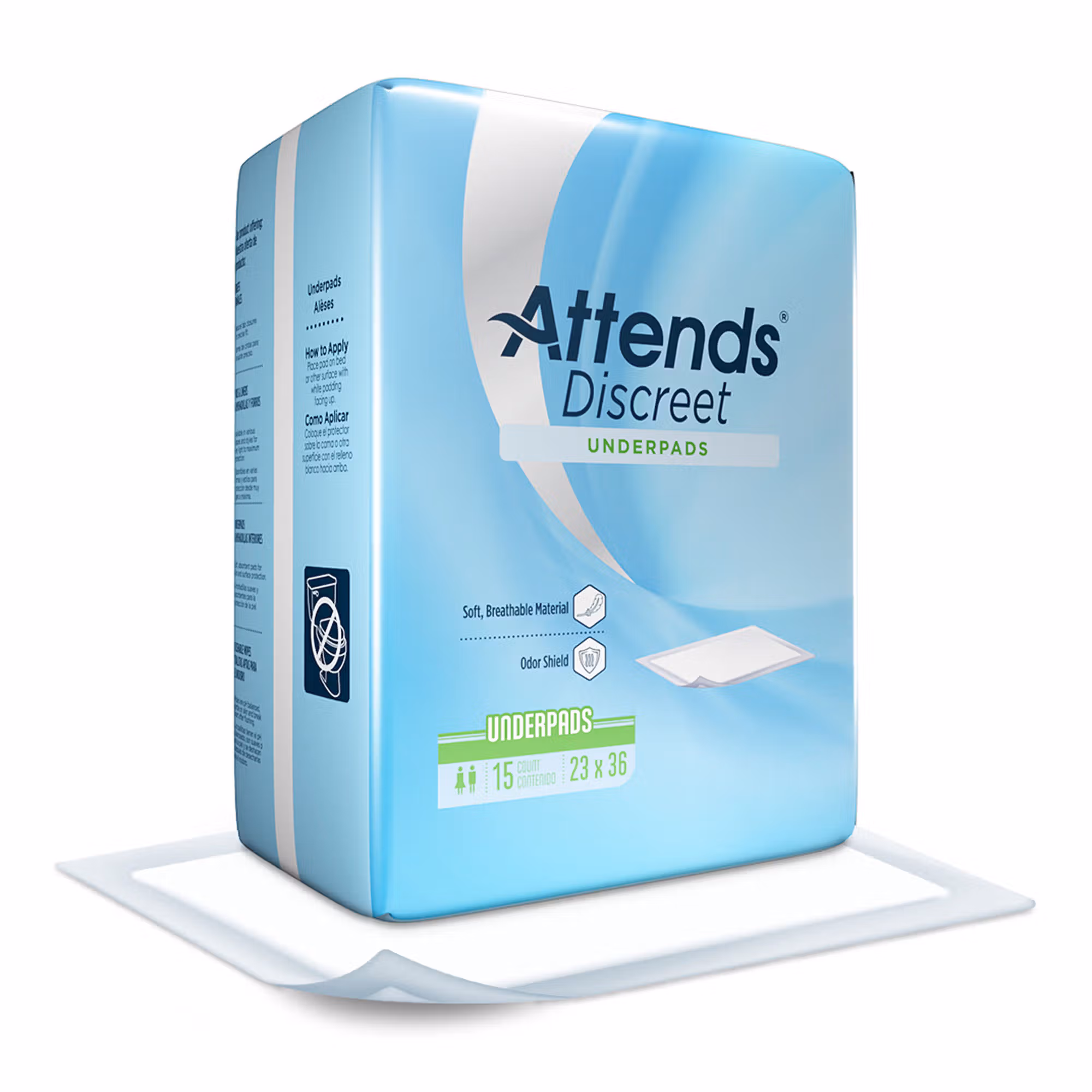 Attends® Care Dri-Sorb® Underpads, 23 x 36 Inches