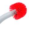 Unger, Ergo, 3.5in, Toilet Bowl Handle & Brush, Nylon Bristles, Red