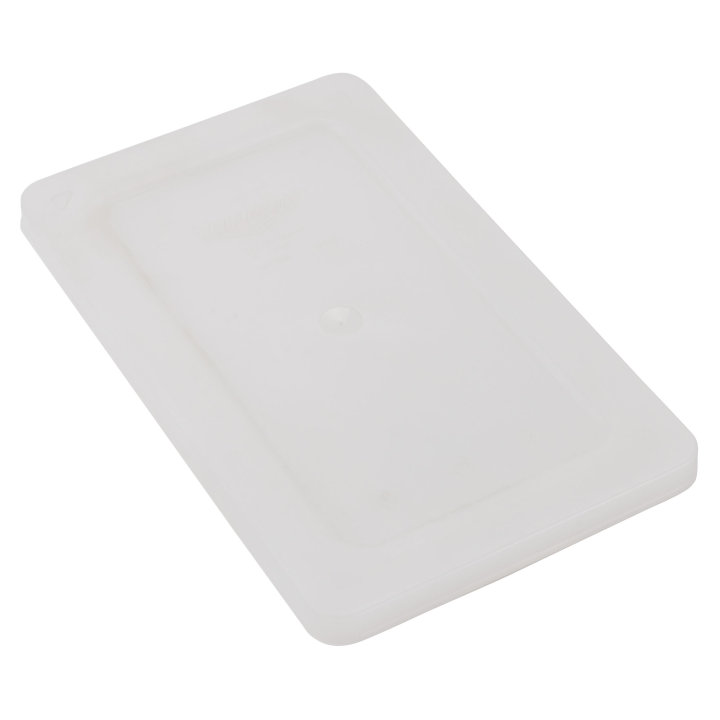 Fourth-size Super Pan V® flexible steam table pan lid in white