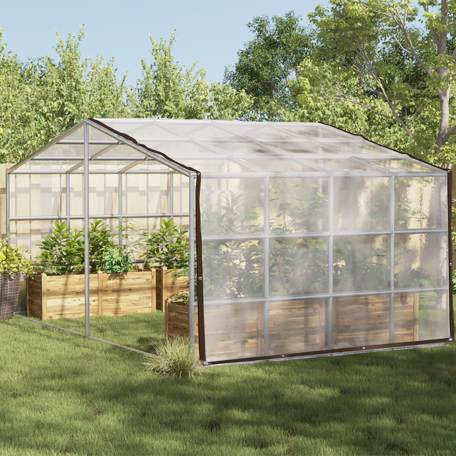 Plantenhoes Doorzichtig 7 x 5 m PE image 2