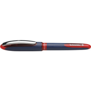One Business Rollerball Pen, 0.6 mm, Red Ink, Single Pen