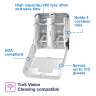 Tork, T5 OptiServe® 4-Roll, Coreless Bath Tissue Dispenser, White