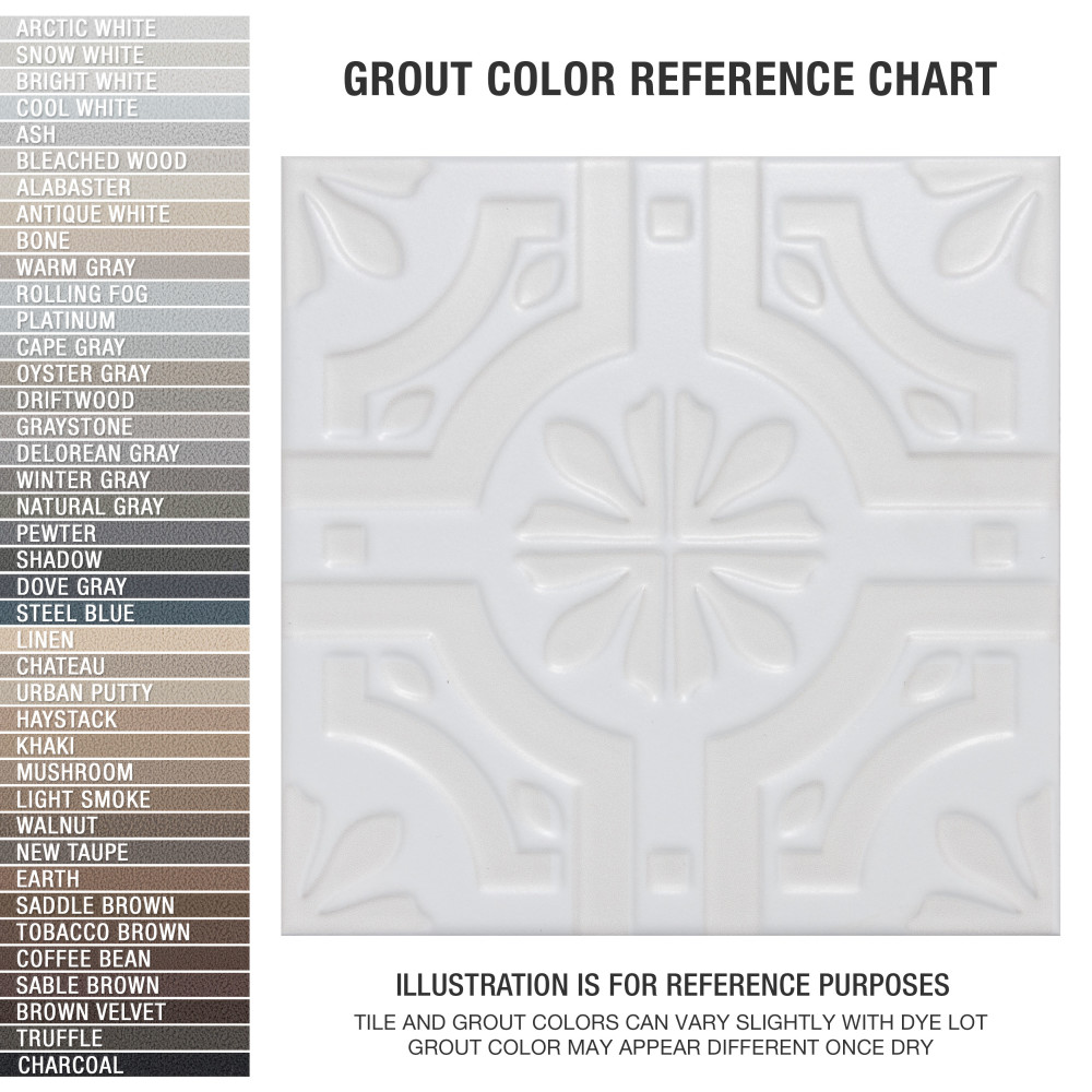 Triplex Real White 7-3/4 in. x 7-3/4 in. Ceramic Wall Tile