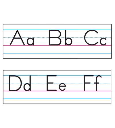Zaner-Bloser™ Basic Manuscript Alphabet Line