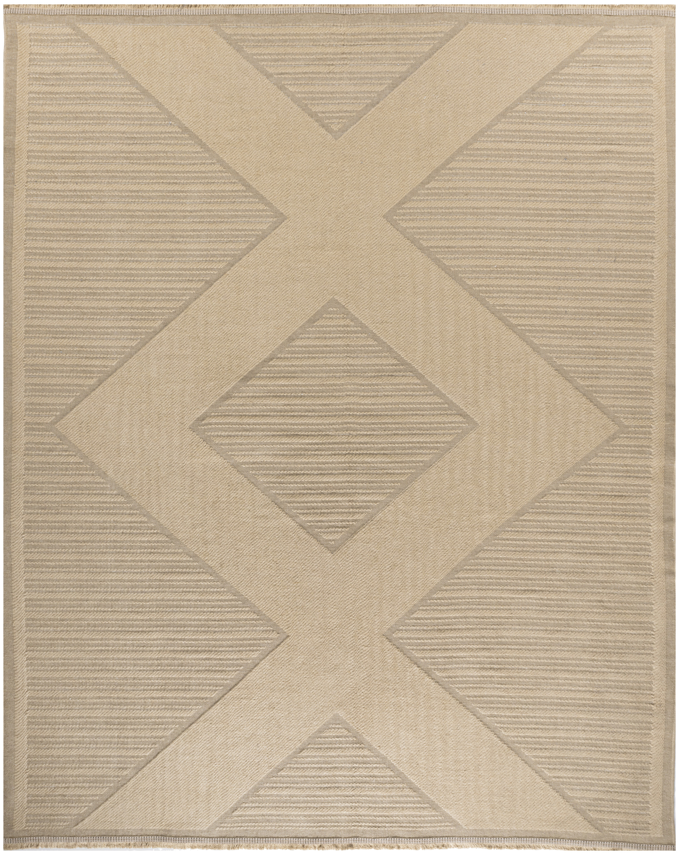 Nourison Washable Jute 7'10" x 9'10" Natural Beige Modern Indoor Rug