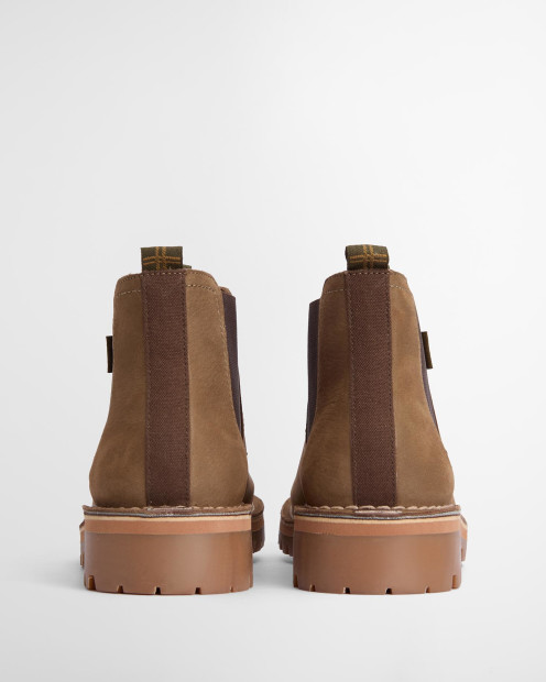 Re-Engineered Abel Chelsea Boots Taupe Nubuck