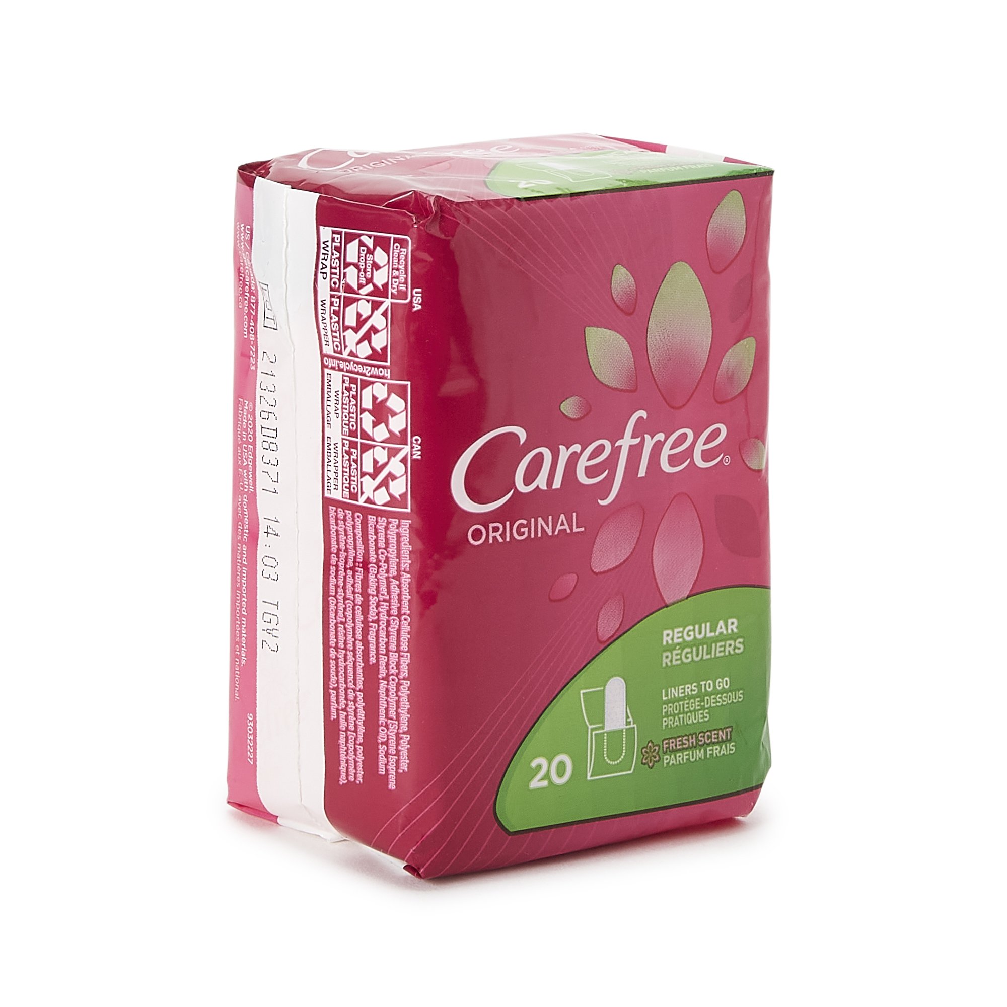 Panty Liner Carefree Regular Absorbency MK 986973