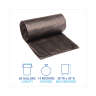 Boardwalk,  HDPE Liner, 60 gal Capacity, 38 in Wide, 58 in High, 14 Microns Thick, Black