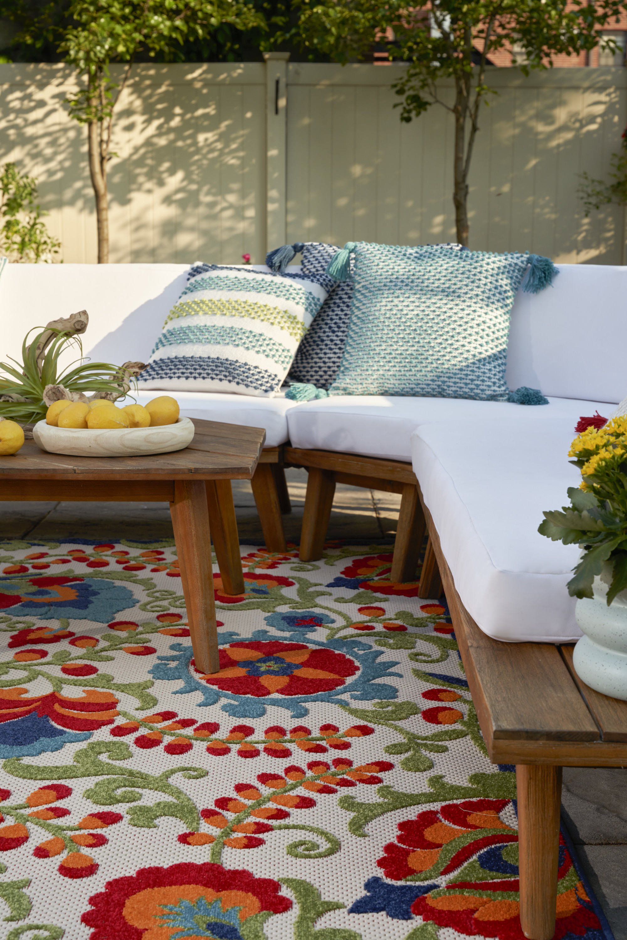 Nourison Aloha 10' x 14' Multicolor Farmhouse Rug