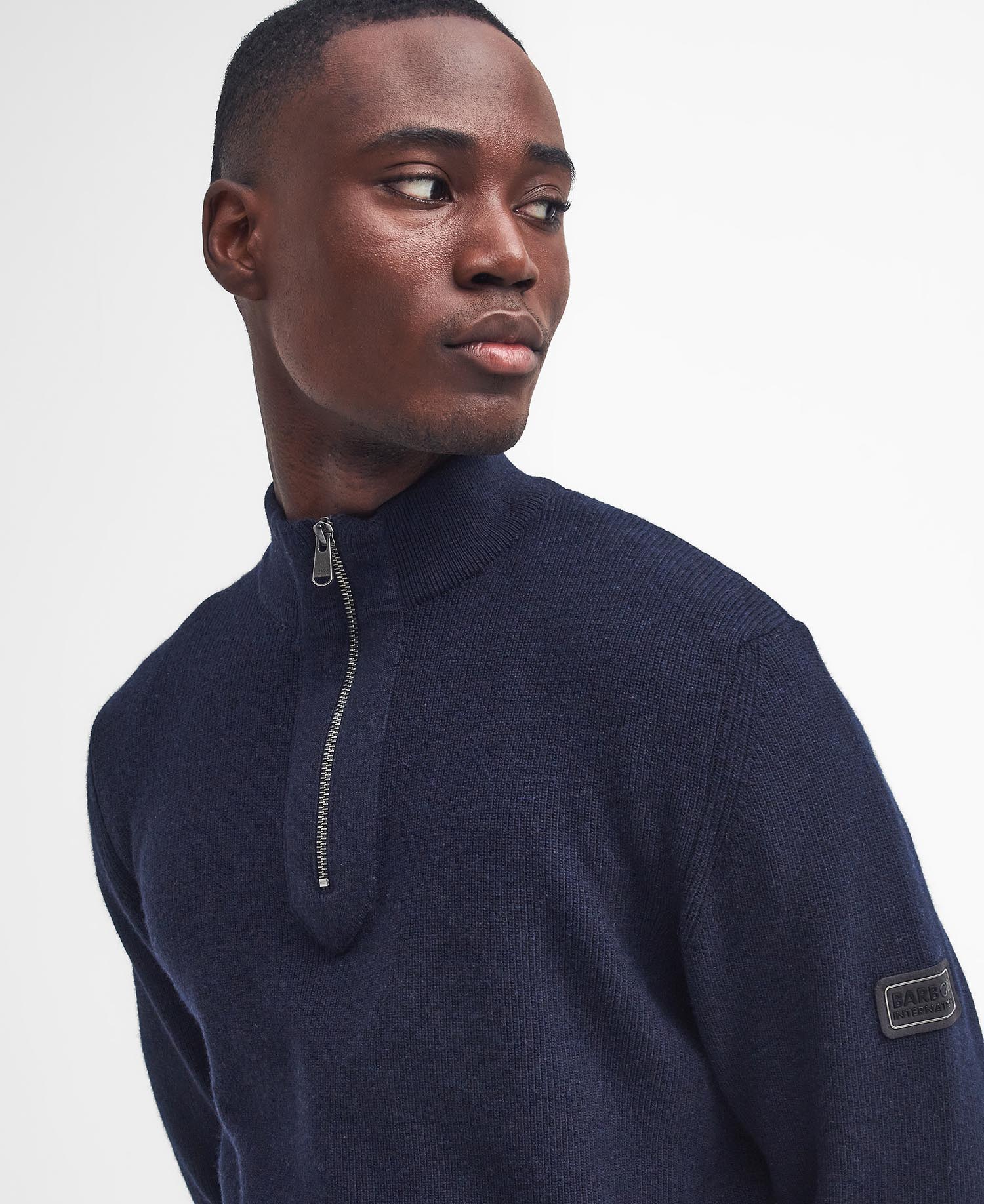 Maglione Crawley con zip corta image number 3