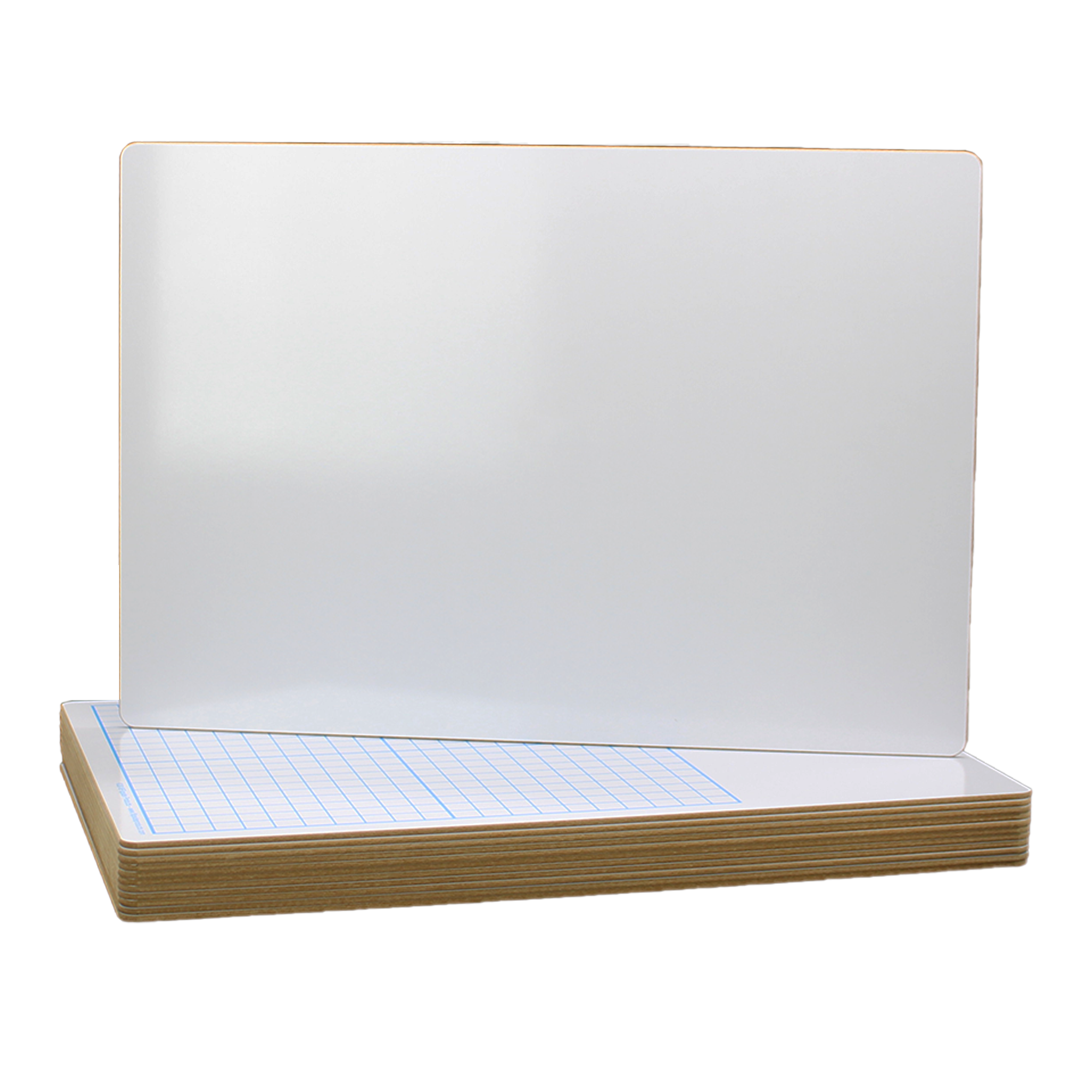 Flipside 11 X 16 Two Sided 1 2 Graph Dry Erase Board Bulk Class Pack Of 12