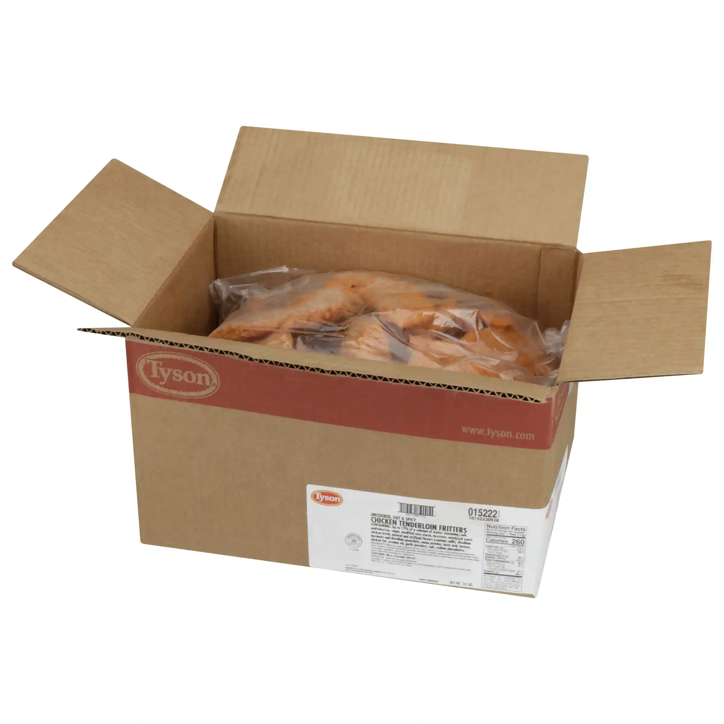 Tyson® Uncooked Hot & Spicy Chicken Tenderloin Fritters_image_4