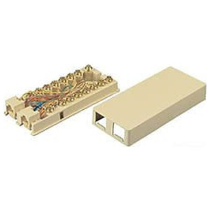 Allen Tel AT444 Surface Mount Modular Duplex Jack-Screw Terminal, 6 ...