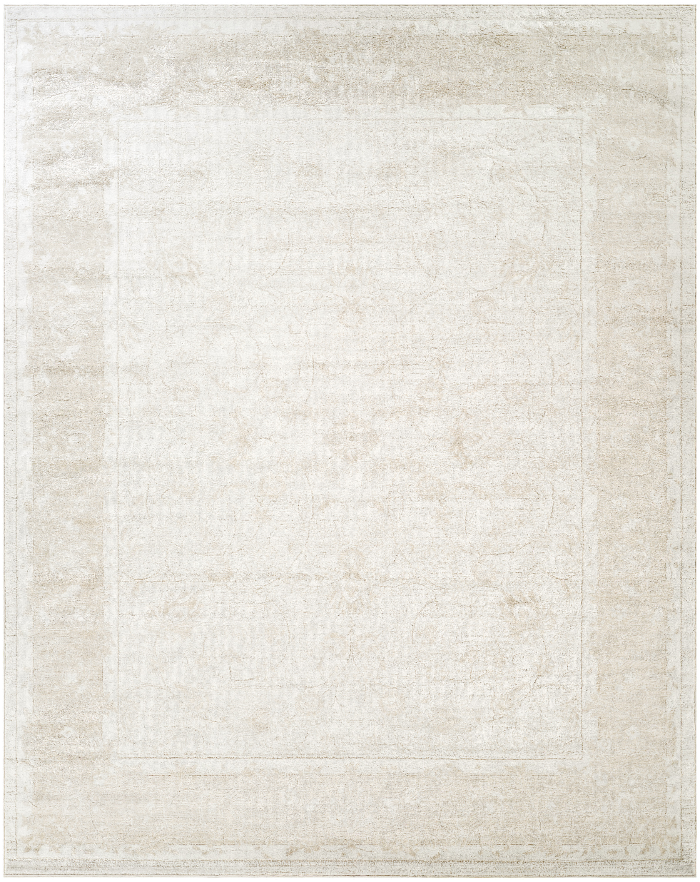Nourison Dekor 7'10" x 9'10" Ivory Taupe Vintage Indoor Rug