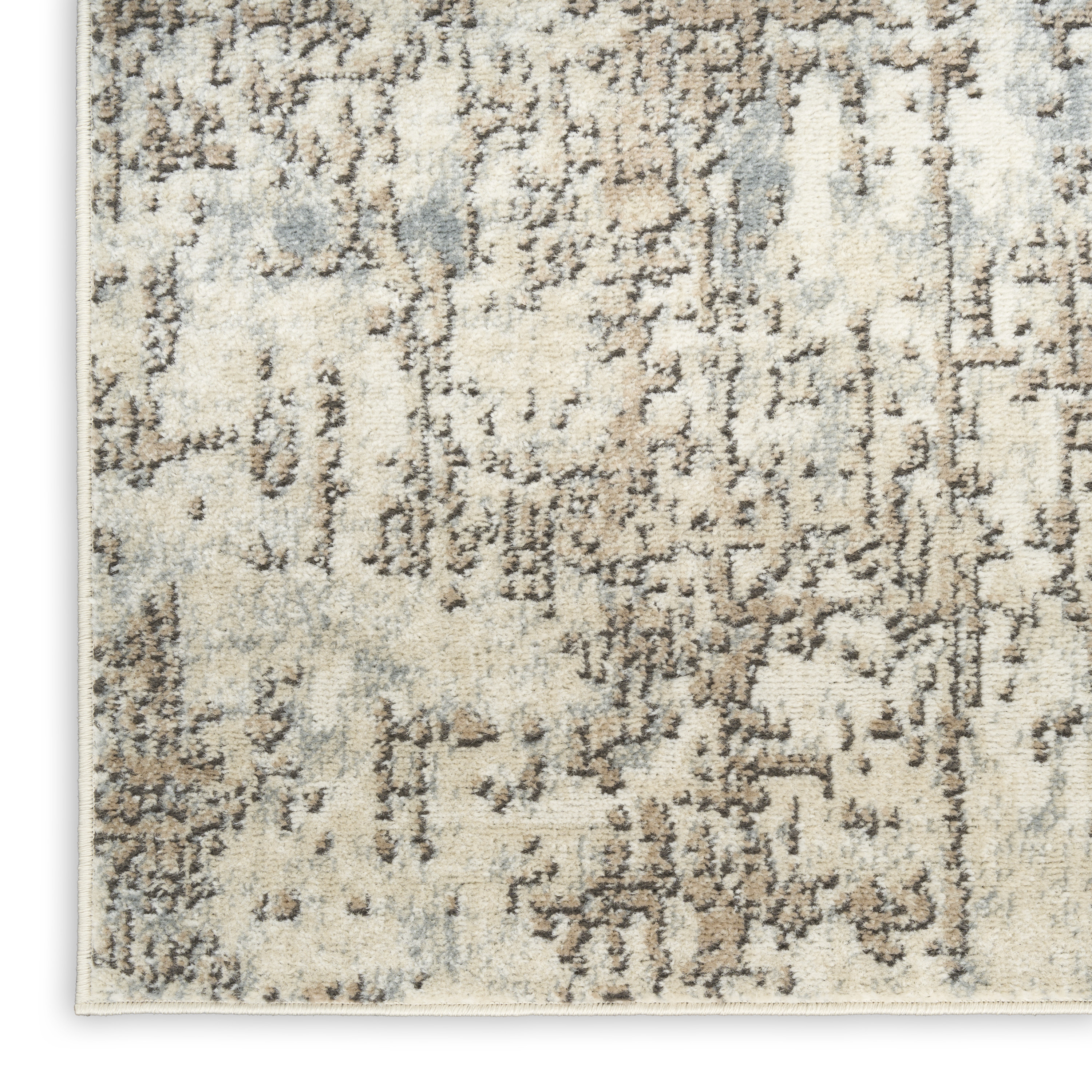 Nourison Quarry 5'3" x 7'3" Ivory Beige Modern Indoor Rug