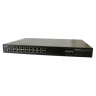 Ethernet Switch (16) 100/1000 Mbps RJ-45 Port (4) 100/1000 Mbps SFP Slot (2) 1G/10G Mbps SFP+ Slots 25 to 57V dc 80 Gbit/s