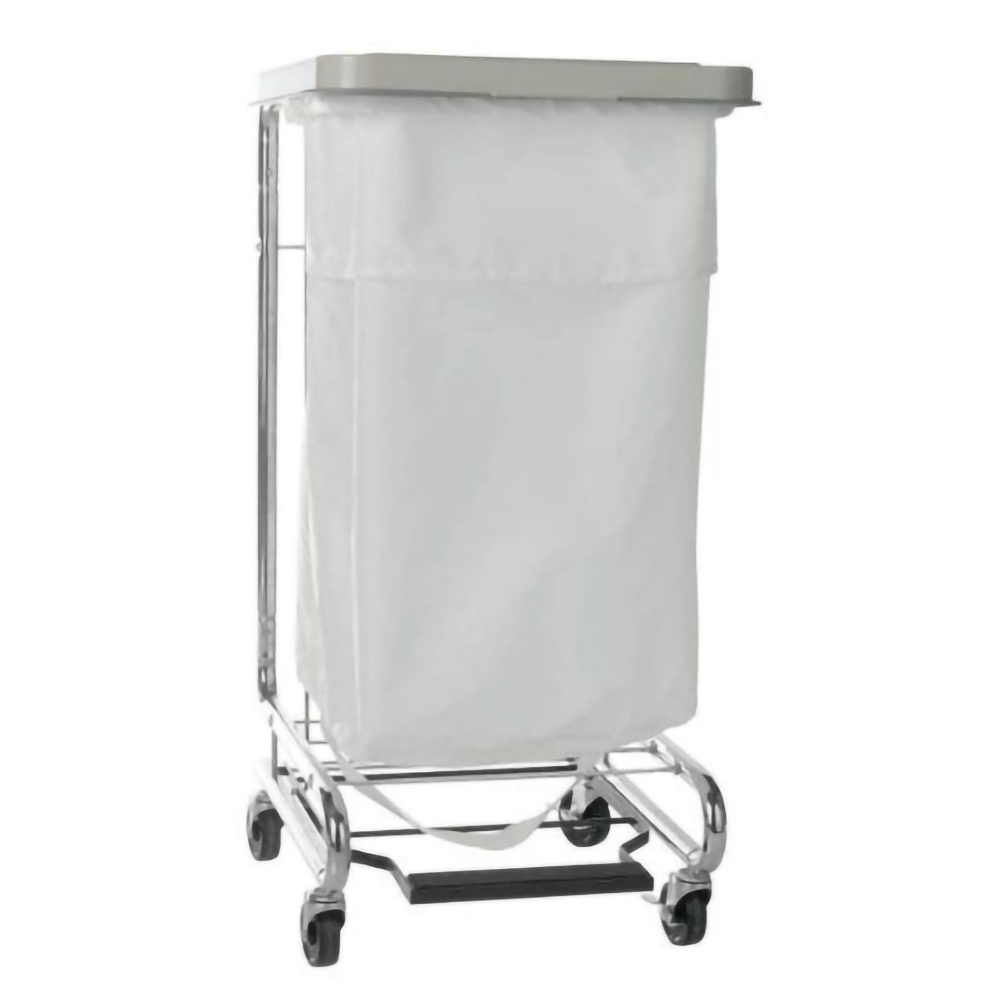 Hamper Stand McKesson Biohazardous Waste Rectangular Opening Foot Pedal Self-Closing Lid