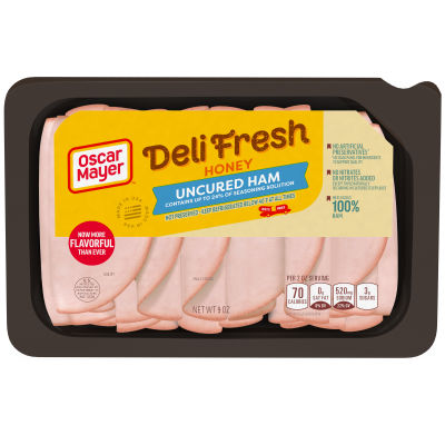 Oscar Mayer Deli Fresh Honey Uncured Ham, 9 oz Tray