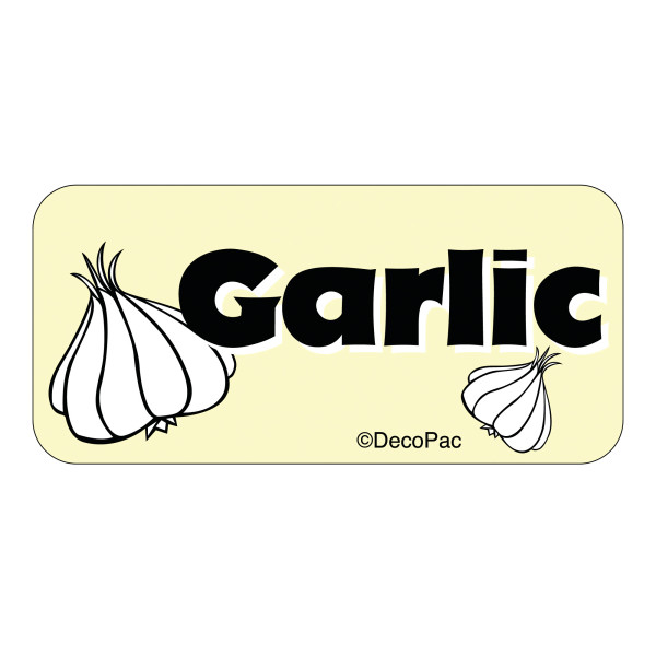 Garlic Label PhotoCake® Edible Image® Merchandising Label