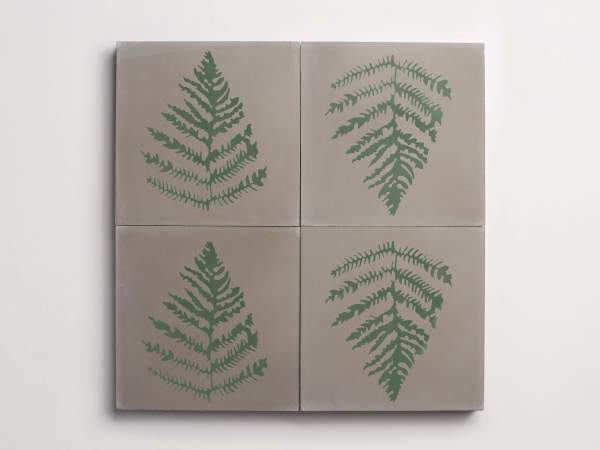 cement | erica tanov | fern | metal + leaf 