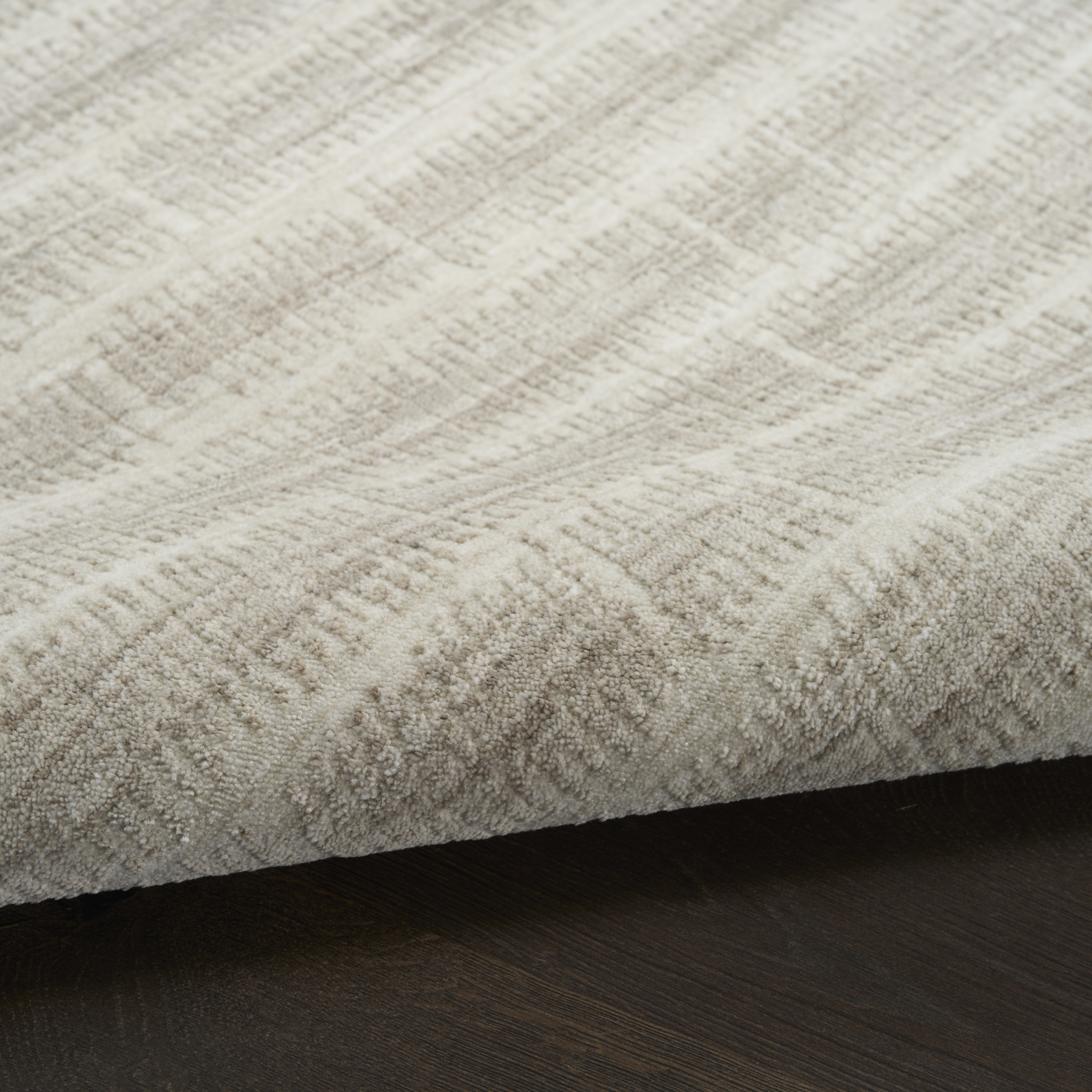 Calvin Klein CK079 Notes 3'11" x 5'11" Ivory Grey Modern Indoor Rug