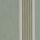 Vertical striped fabric panel hung at right (narrow olive and beige ribs bordered by thin white bands) against a muted green textured field; soft even lighting on wall or drapery.