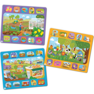 Wiggle Brain® Tray Puzzles: From Farms to You!