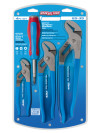GS-3S 3pc Tongue & Groove Pliers Set with 6in1 Screwdriver