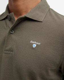 Sports Short-Sleeved Polo Shirt Dark Olive