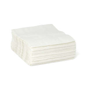 Hospeco, TaskBrand® E25, 4 ply, 12.00"x13.00", Scrim, General Purpose Wipers, White