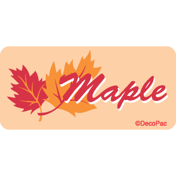 Maple Promotional Label