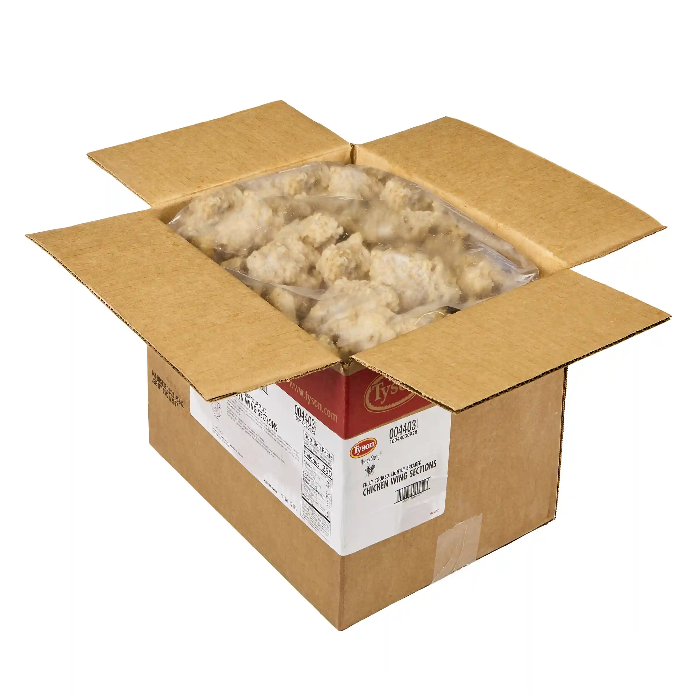 Tyson® Honey Stung® Fully Cooked Lightly Breaded Original Honey Bone-In Chicken Wing Sections, Small_image_4